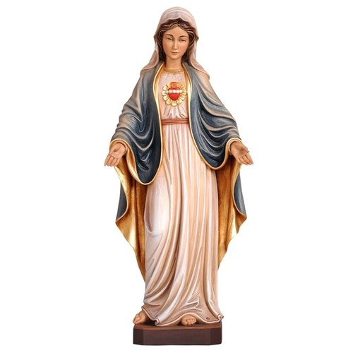 Immaculate Heart of Mary Hand-Painted Italian Statue