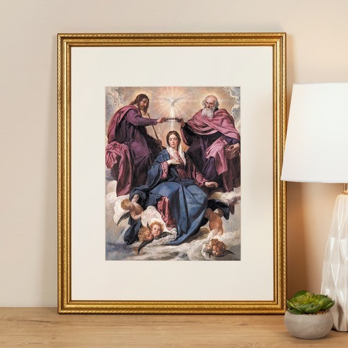 The Coronation of Virgin Framed Print