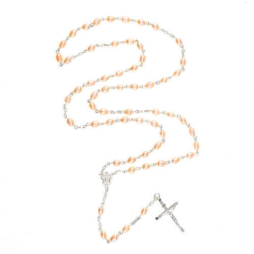 Blush Pearl Rosary