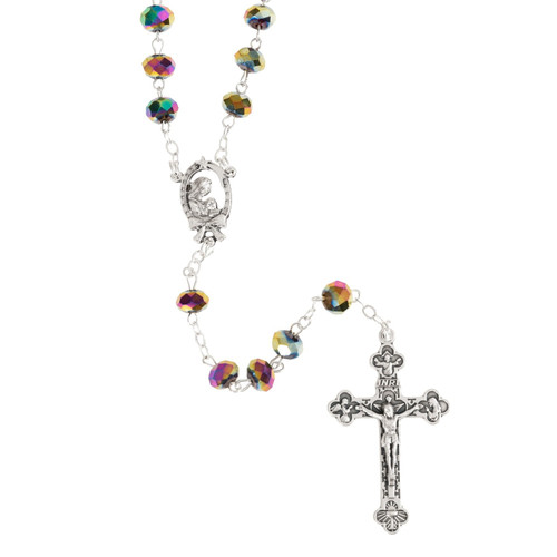 Firelight Iridecent Crystal Rosary