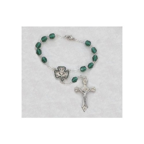 Irish Claddagh Centerpiece Auto Rosary