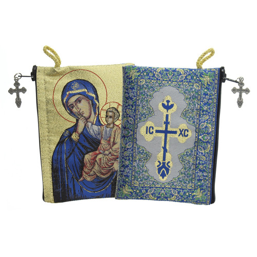 Virgin of Tenderness Rosary Icon Pouch