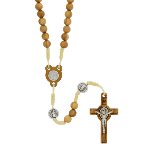 St. Benedict Olive Wood Rosary