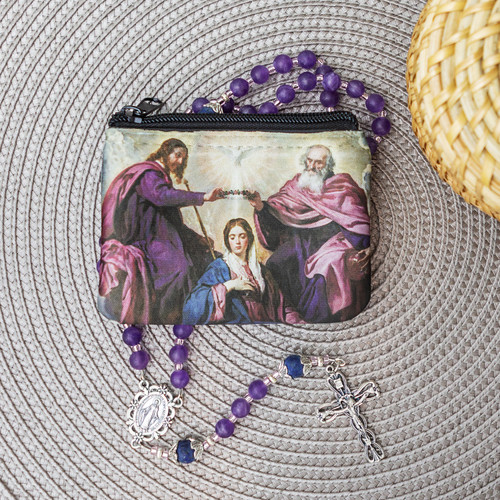 Coronation of the Virgin Rosary Set