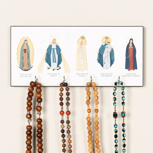 Our Lady Rosary Rack