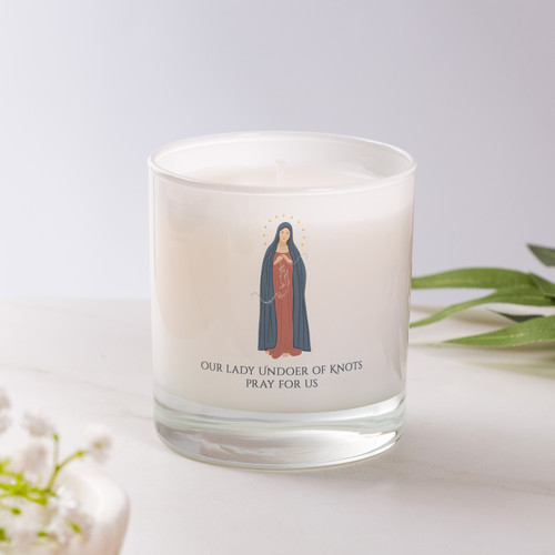 Our Lady Undoer of Knots Candle