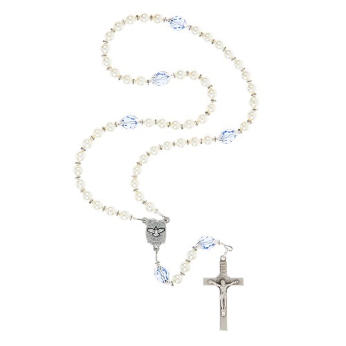 Baptism discount rosary beads