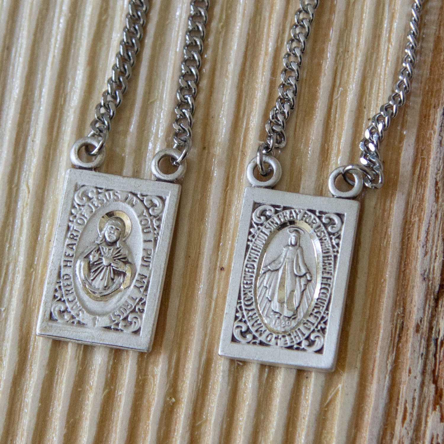 Four Way Cross Scapular Medal | Small Devotions – Small Devotions