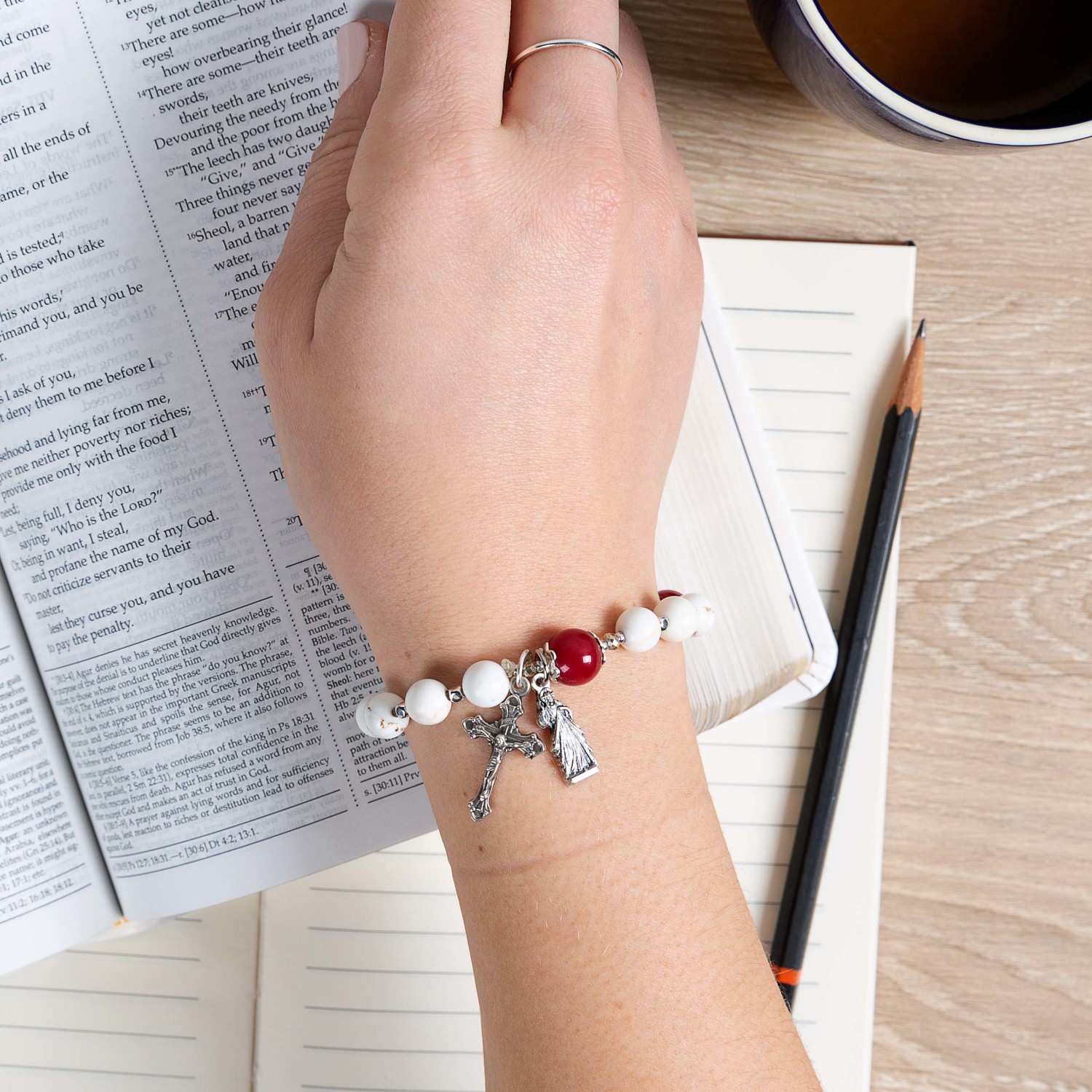 Trust Divine Mercy Blessing Bracelet