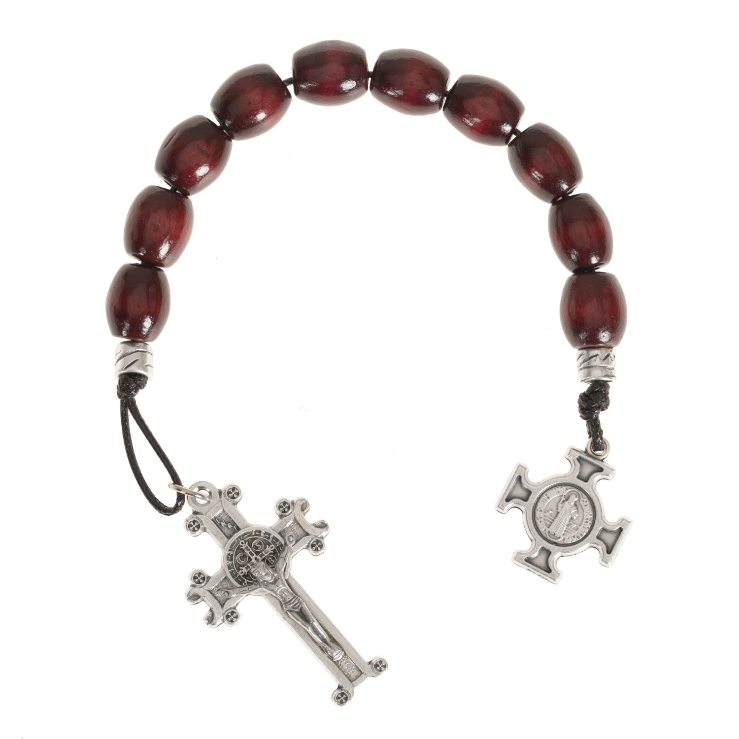 Pearl St. Benedict Rosary Eyeglasses Holder