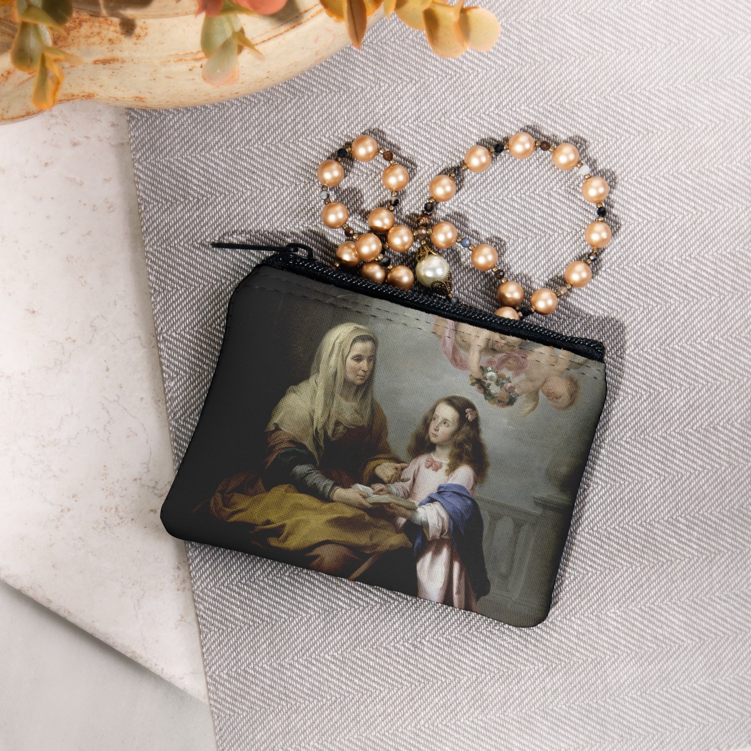 Warrior's Rosary Zipper Pouch