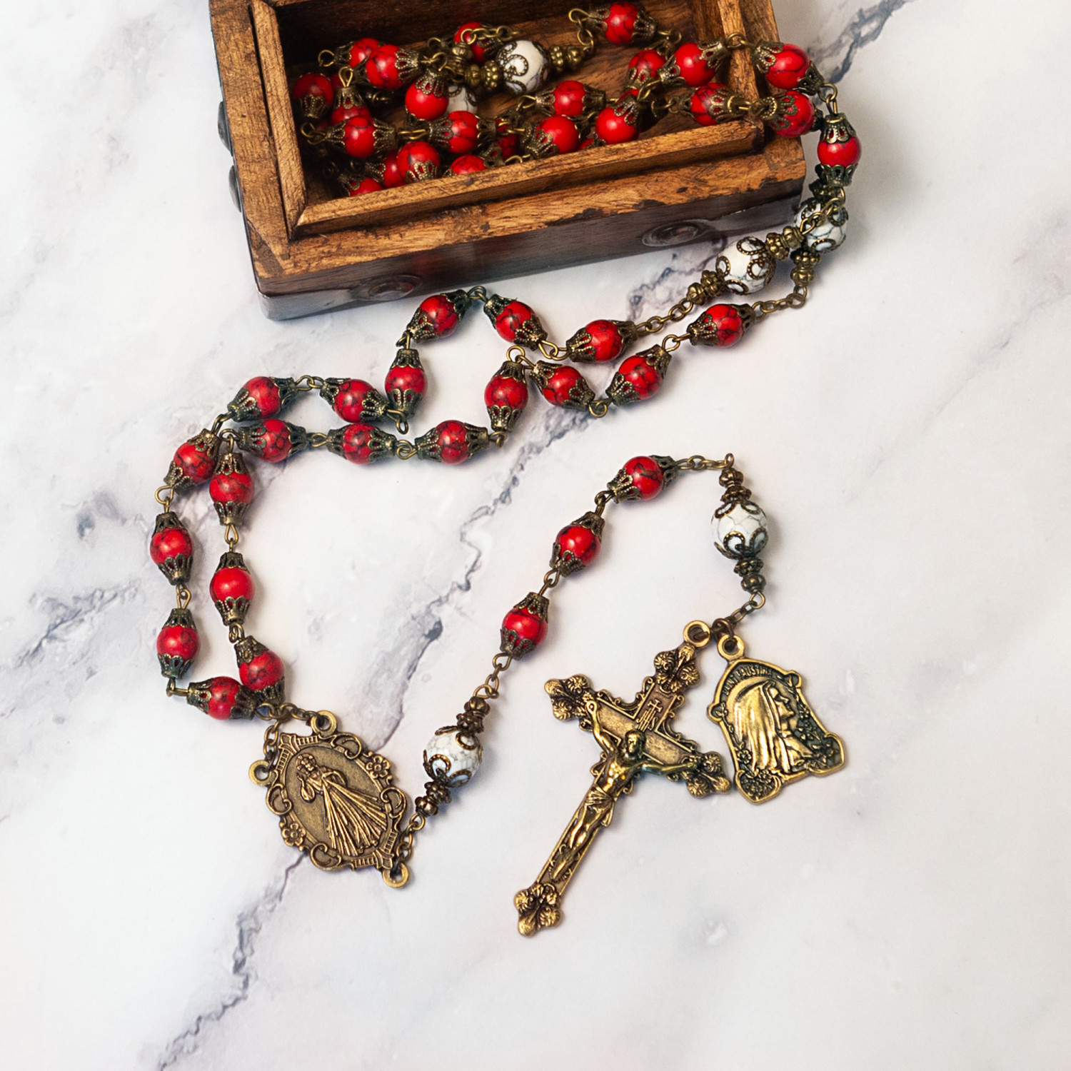 Look to Him and be Radiant: Divine Mercy Melty Beads