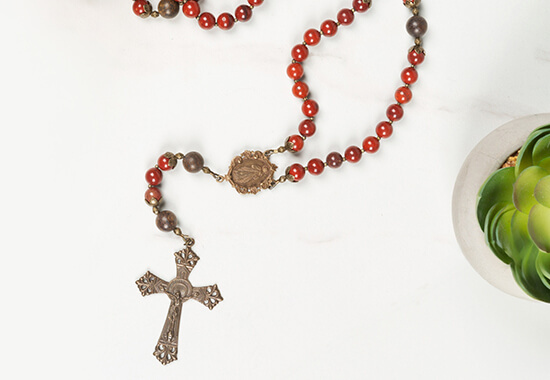 St. Michael Brave Beads Tenner Rosary