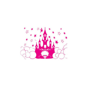 Wall Decal - Pink Princess Castle