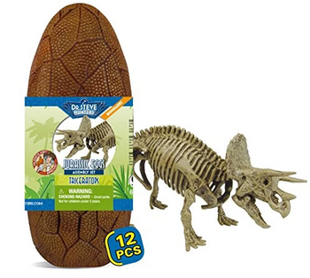 Dr Steve HUNTERS Jurassic Egg Assembly Set - Triceratops Dr Steve HUNTERS Jurassic Egg Assembly Set - Triceratops