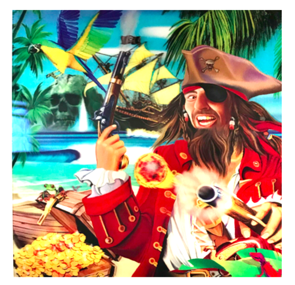 3D LiveLife Holographic Large Greeting Card - Pirate Island