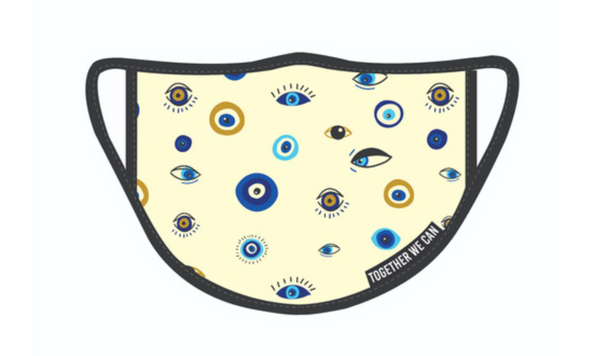 Evil Eye Triple Layer Face Mask - Pack of 2