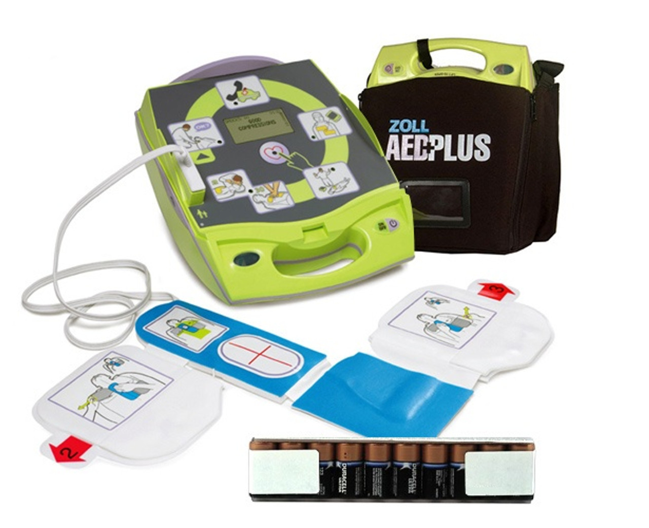 Piles Lithium Type 123 pour AED Plus de ZOLL
