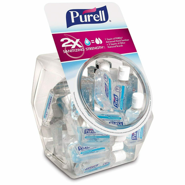 Purell Hand Sanitizer, 1 oz Flip-Cap with Display Bowl - 36 Bottles