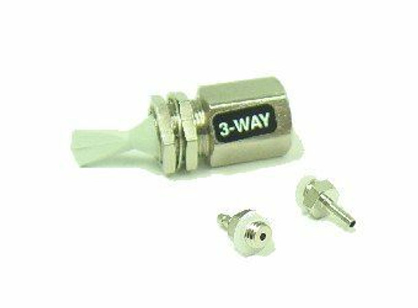 Toggle Valve, Momentary Gray 3-Way Normally Closed