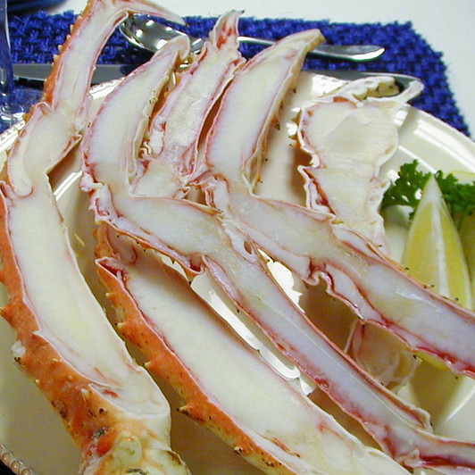 Split Colossal Red King Crab Legs