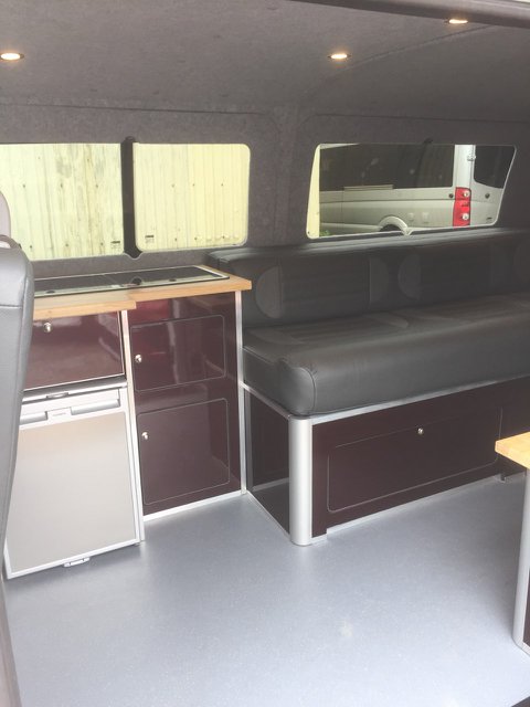 VW T5 LWB campervan kitchen unit