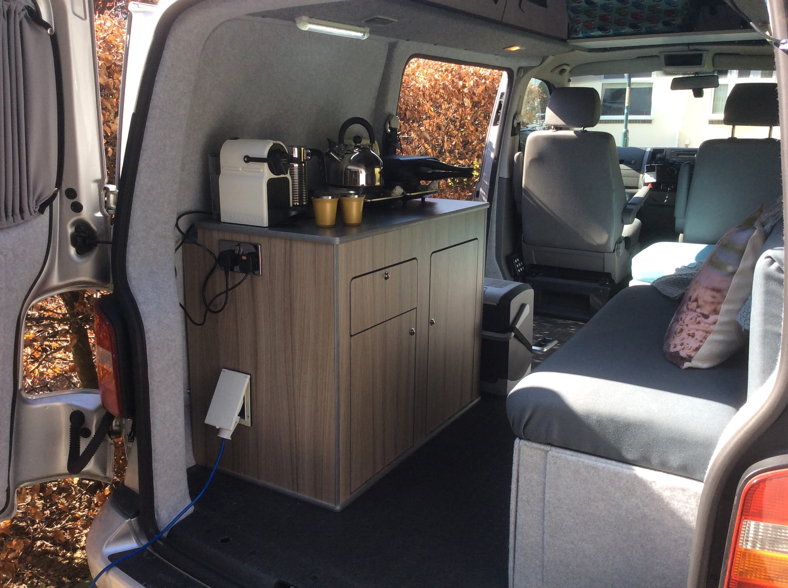 Campervan kitchen unit in VW T5