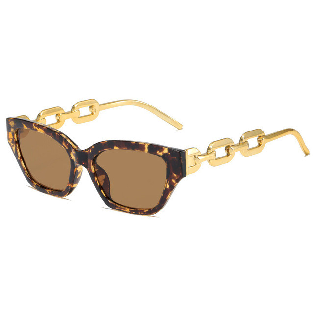 Cat Eye Sunglasses Women Fashion Vintage Square Shades display picture 1