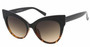 Women's Oversize Cat Eye Frame Gradient Lens Sunglasses