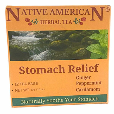 Stomach Relief Herbal Tea – Ginger & peppermint
