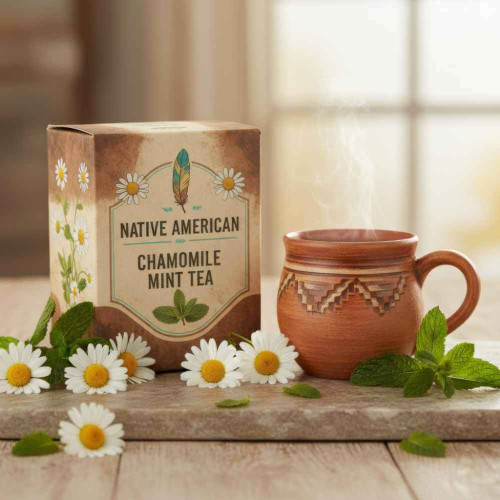Chamomile Mint Herbal Tea – Caffeine-Free Relaxation