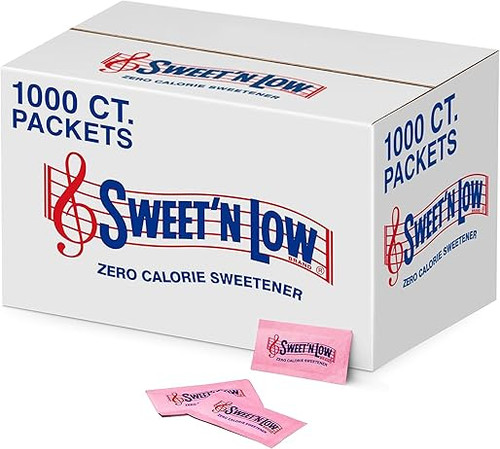 Sweet'n Low Sweetener - Pink Packets - 2,000ct Case