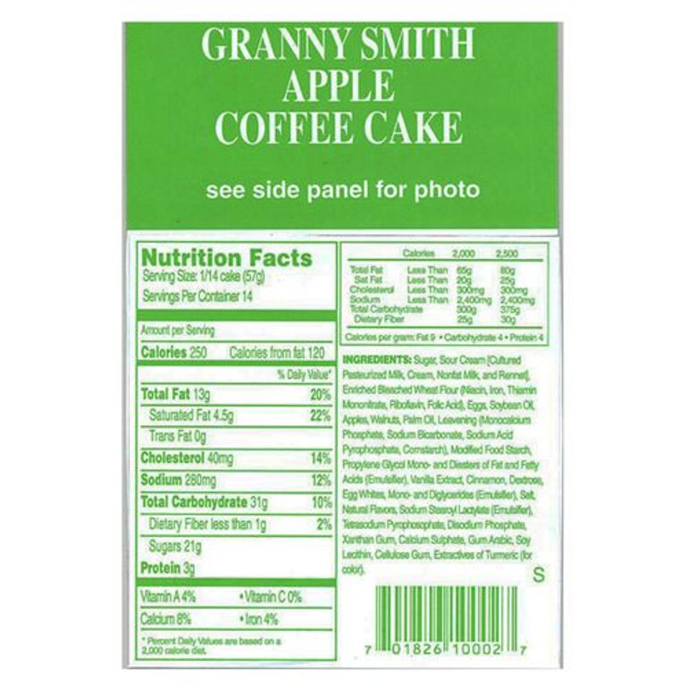 Granny Smith Apple Coffee Cake – Nut-Free & Kosher