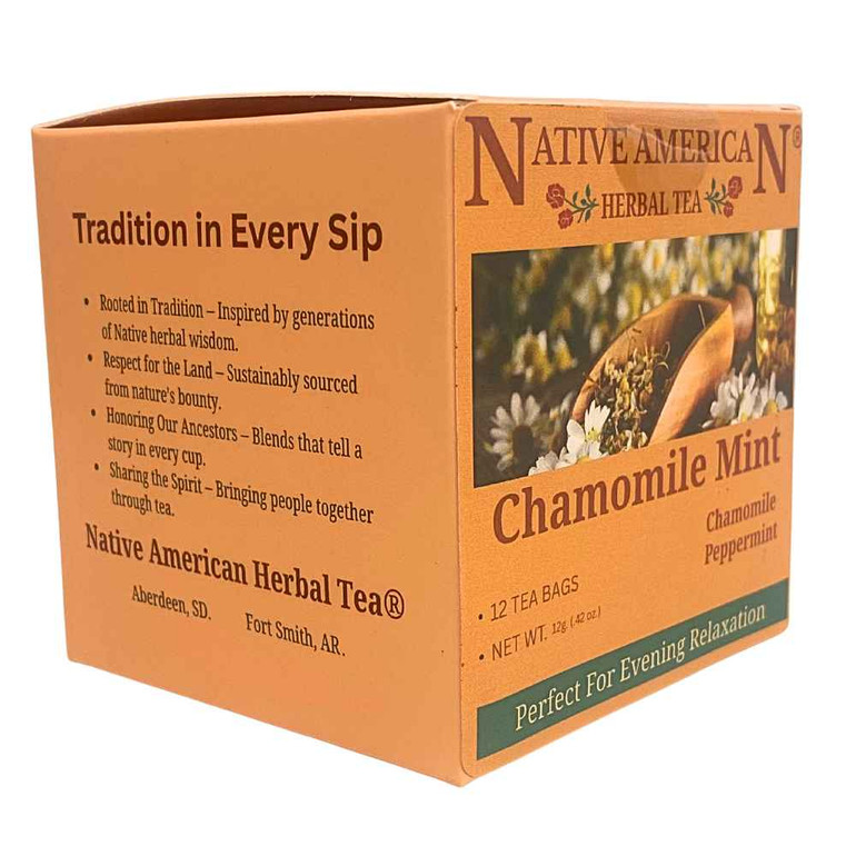 Chamomile Mint Herbal Tea – Caffeine-Free Relaxation