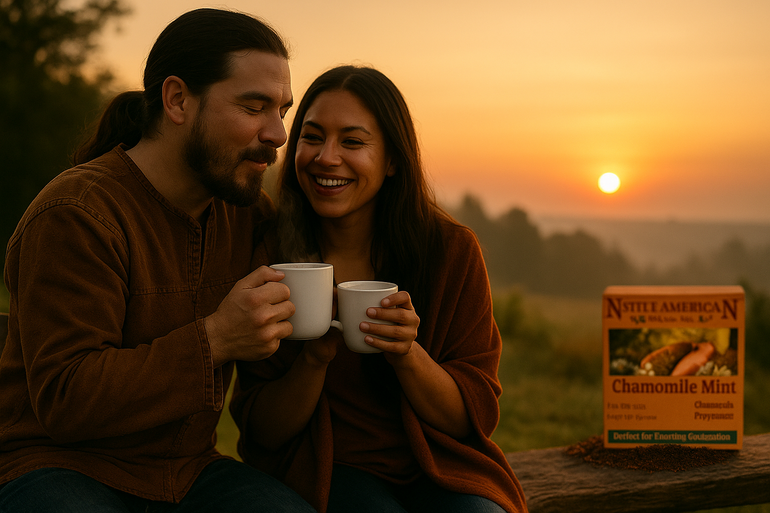 Chamomile Mint Herbal Tea – Caffeine-Free Relaxation
