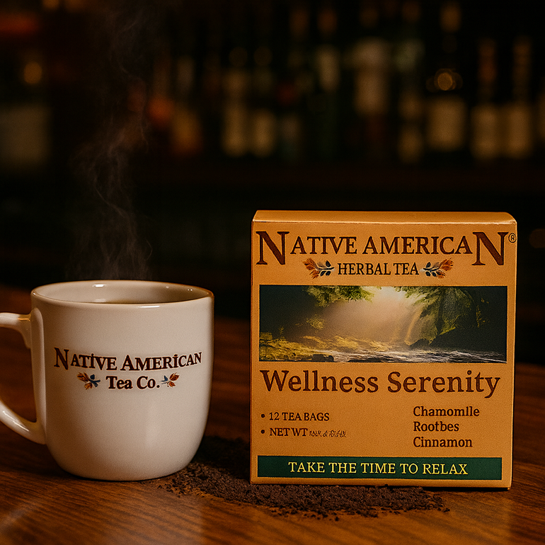 Wellness Serenity Herbal Tea – 12 Tea Bags (Caffeine Free Sleep Blend)