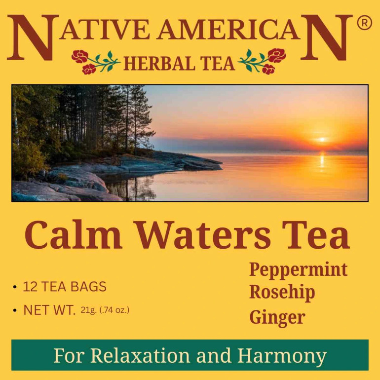 Calm Waters Herbal Tea – 12 Tea Bags (Caffeine-Free) Calm Waters Herbal Tea – 12 Tea Bags (Caffeine-Free)
