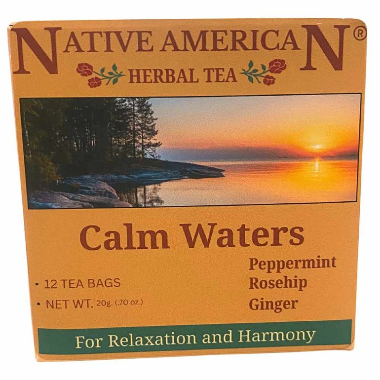 Calm Waters Herbal Tea – 12 Tea Bags (Caffeine-Free) Calm Waters Herbal Tea – 12 Tea Bags (Caffeine-Free)