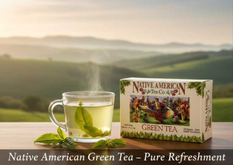 Native American Green Tea – Tea Bags - All Natural, Smooth