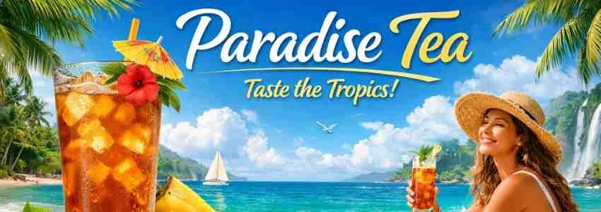 Paradise Tea Banner