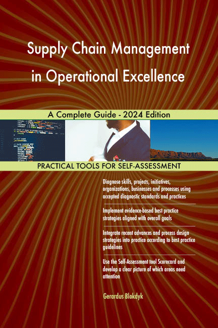 Supply Chain Management in Operational Excellence Toolkit