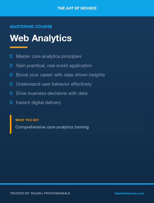 Web Analytics Complete Certification Kit - Core Series for IT
