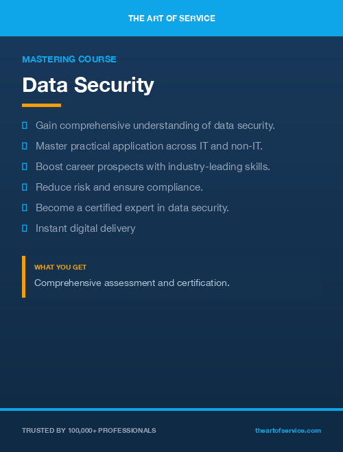 Data Security Complete Certification Kit - Core Series