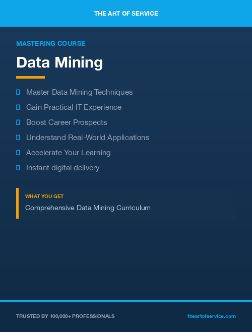Data Mining Complete Certification Kit - Core Series for IT
