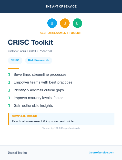 CRISC Toolkit