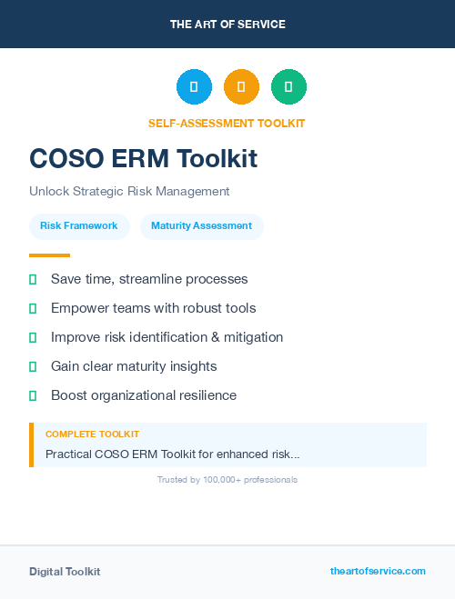 COSO ERM Toolkit