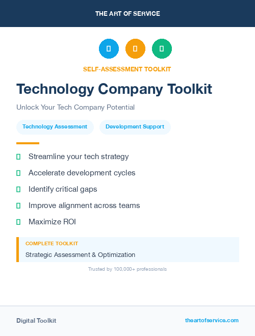 Technology Company Toolkit