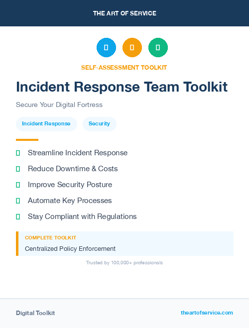 Incident Response Team Toolkit
