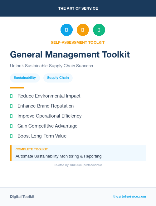 General Management Toolkit