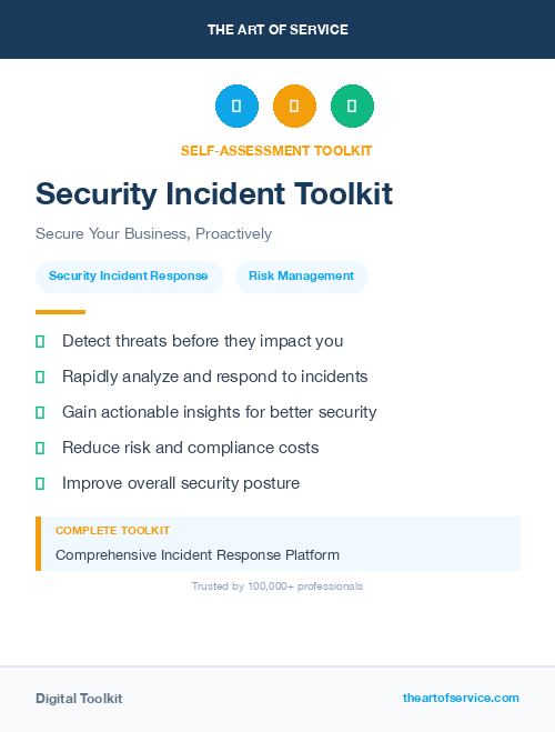 Security Incident Toolkit